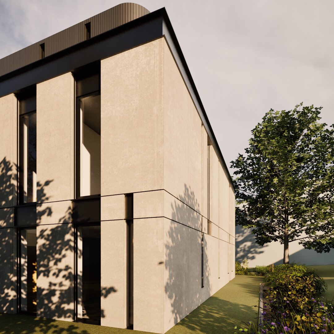 Architekturvisualisierung des Zero Emission Project in München